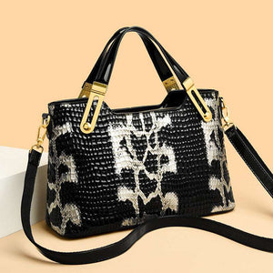 High-grade messenger shoulder handbag with structured modern design