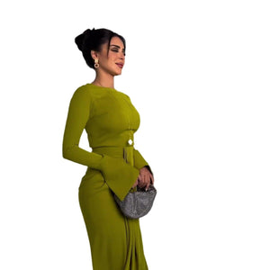 Satin Banquet Long Dress