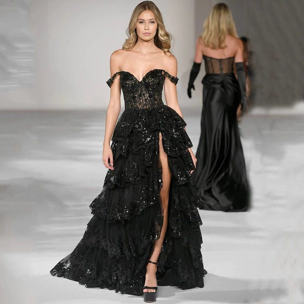 Seraphine Noir Gown