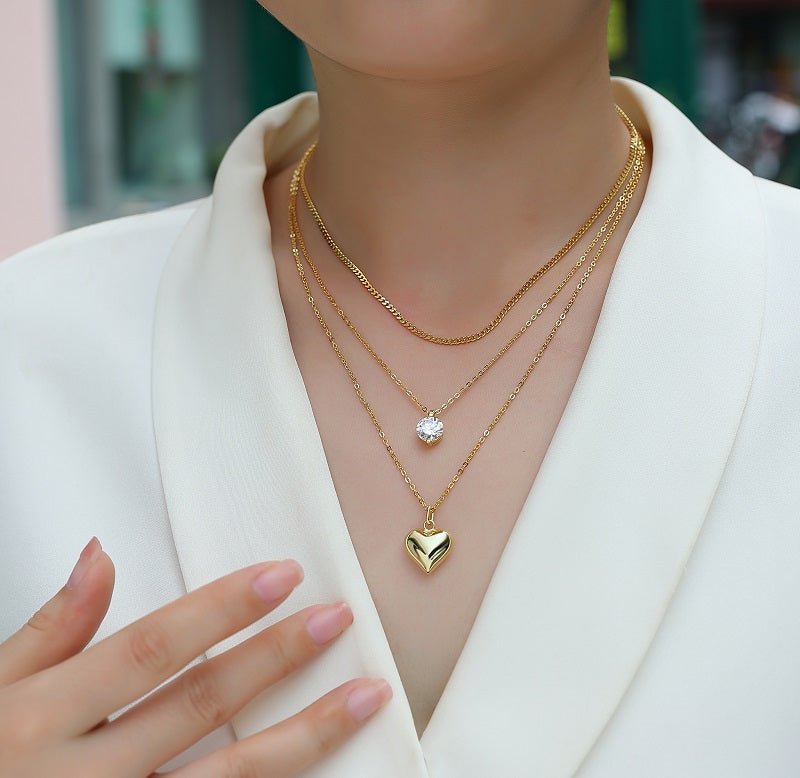 Aureline Moissanite Silver Pendant