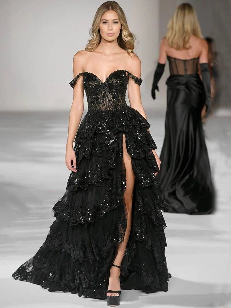 Seraphine Noir Gown
