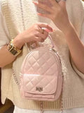 Quilted Leather Mini Bag