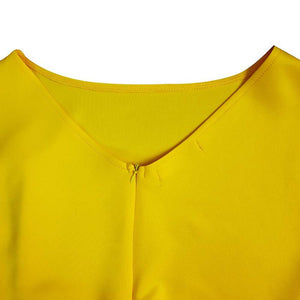 Women's Ruffle Sleeveless Bodycon Midi Dress