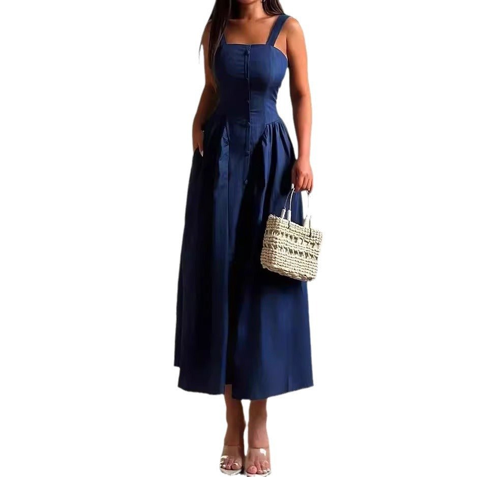 Celestine Satin Midi Dress