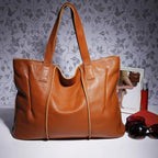 Solenne Top-grain Tote Bag
