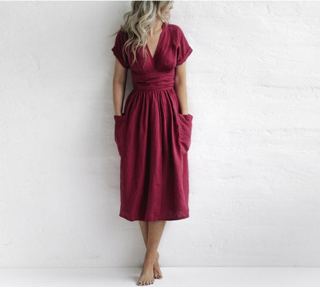 Aveline Pocket Midi Dress