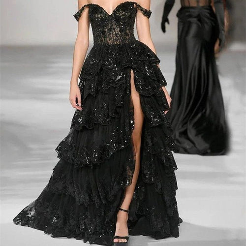 Seraphine Noir Gown