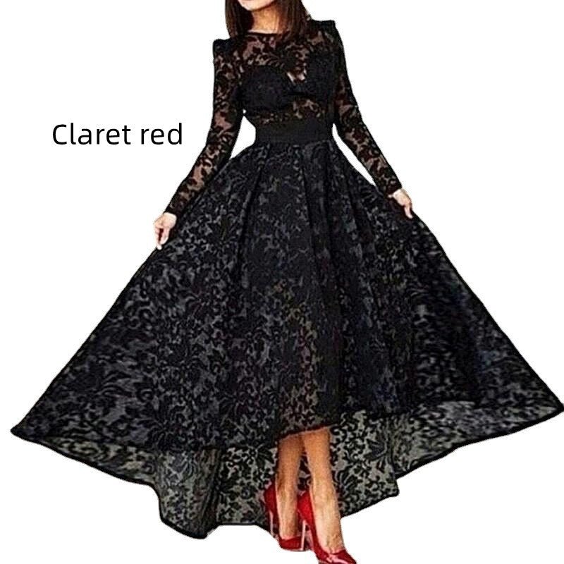 Noir Lace Gown