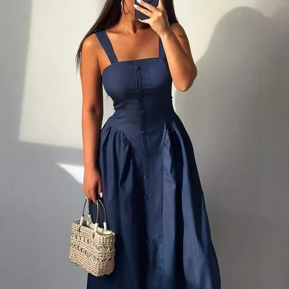 Celestine Satin Midi Dress