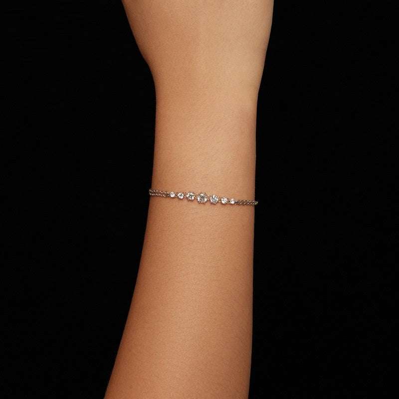 S925 S.S. Double-Layer Bracelet Ornament | Elegant Accessories