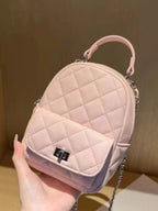Quilted Leather Mini Bag