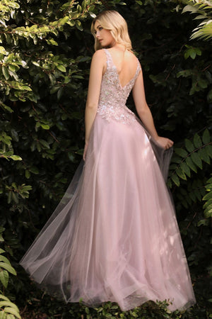A-line curve princess dress with elegant flared skirt and fitted bodice for formal occasions