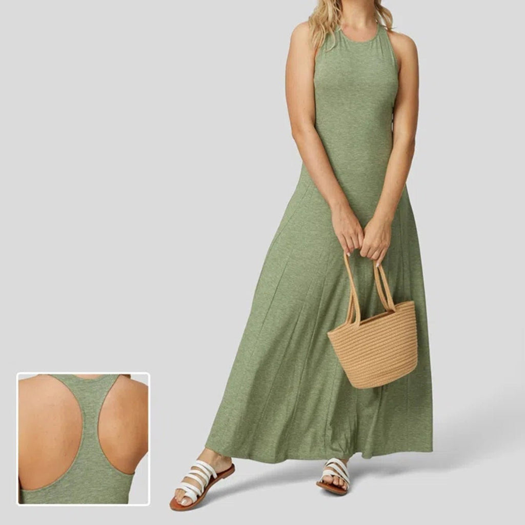 Selene Open-Back Maxi Dress