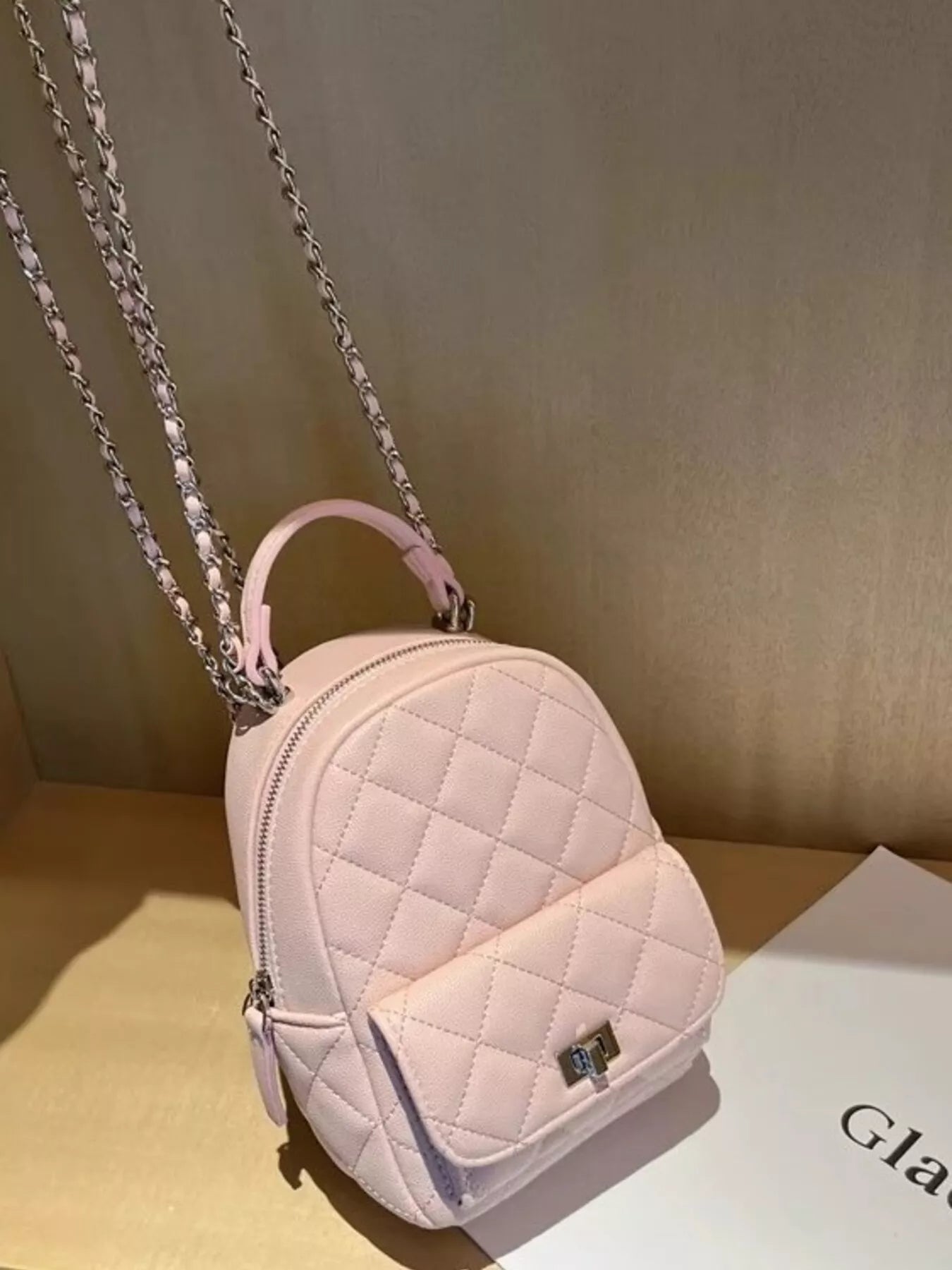 Quilted Leather Mini Bag