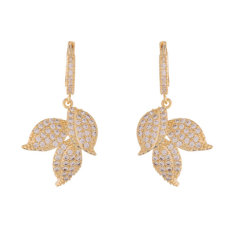 Rosivelle Full-Diamond Earrings