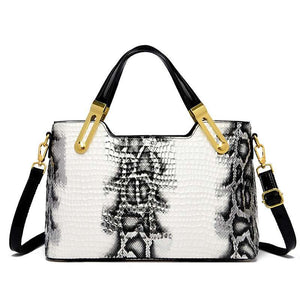 High-grade messenger shoulder handbag with structured modern design