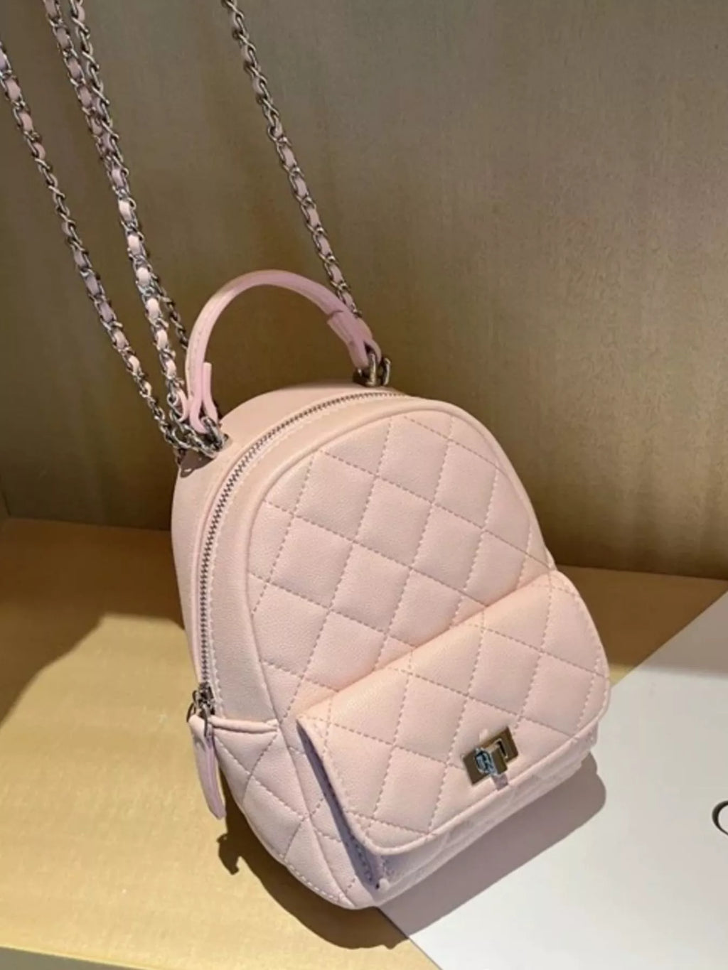 Quilted Leather Mini Bag