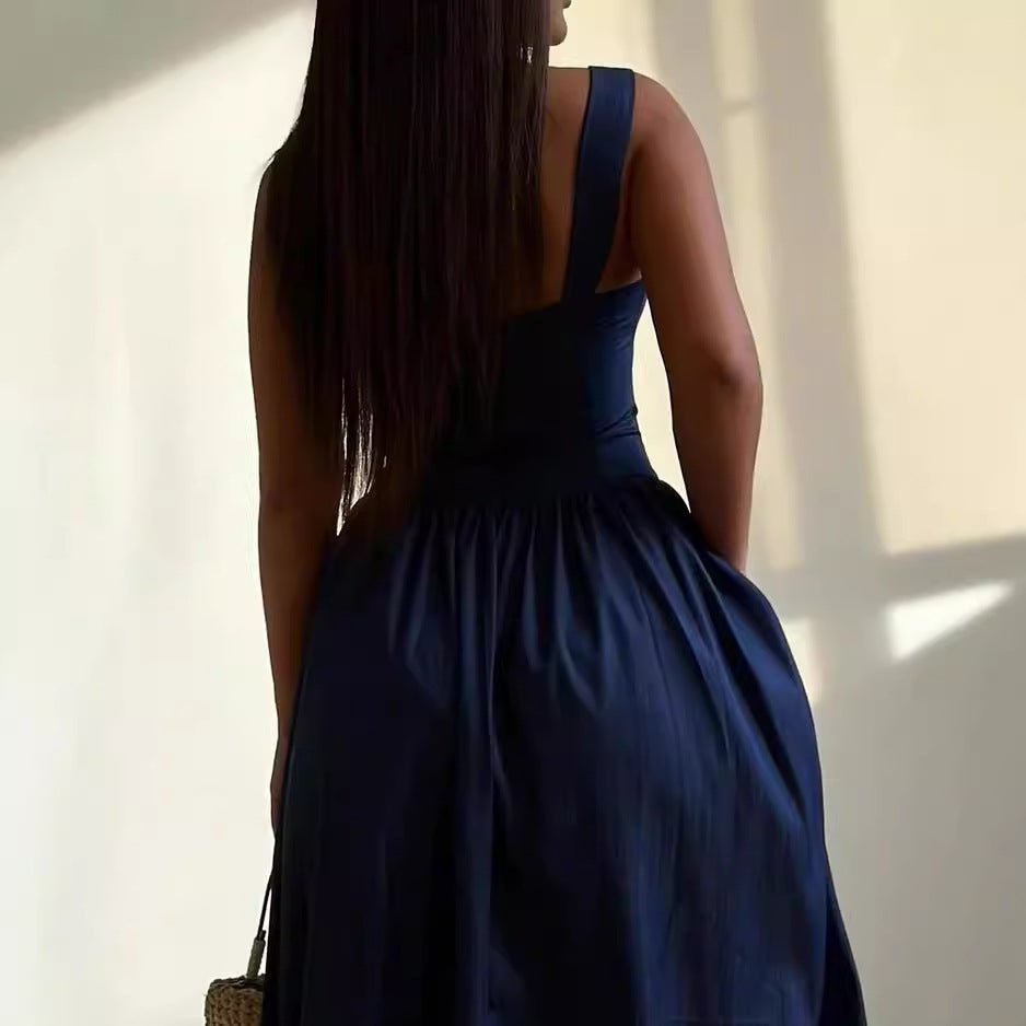 Celestine Satin Midi Dress