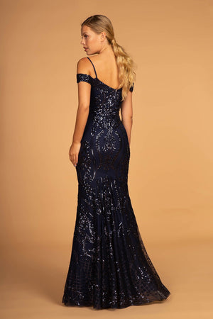 Tulle Sequin Mermaid Long Dress